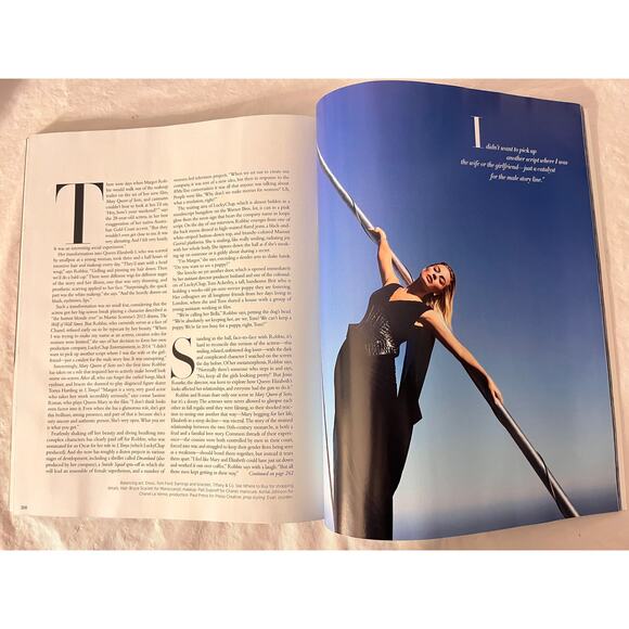 Harper's Bazaar Magazine January 2019 - Margot Robbie cover - Picture 11 of 13